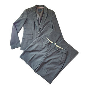 Banana Republic Jackson Fit Pinstripe Pants Suit Women's Size 10